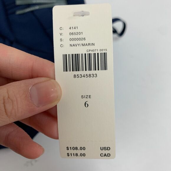 Anthropologie Slip Dress Womens 6 Navy Lace Trimmed Satin Back Zip Shelf Bra - Picture 8 of 16